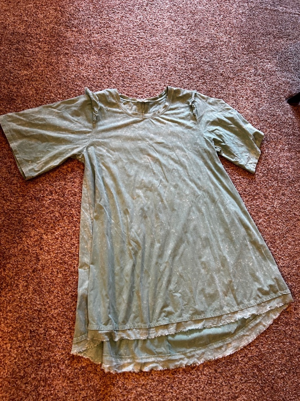 UMGEE brand tshirt dress mint sage green M